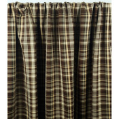 Tissu Sergé FAY TARTAN Choco / Beige