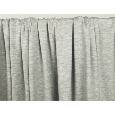 Tissu Maille Jersey Bambou Gris Chiné