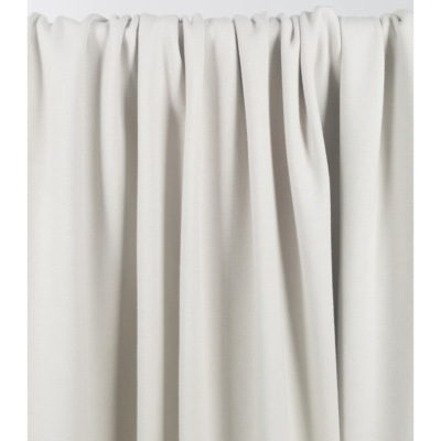 Tissu Maille Molleton 100 % Coton Grège