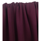 Tissu Maille Molleton Gratté ZAC Mélange Coton Prune
