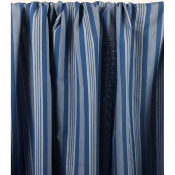 Tissu Voile de Coton Rayures Irrégulières