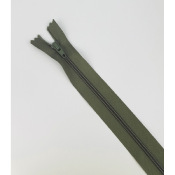 Zip Nylon 4 mm 25 cm Kaki