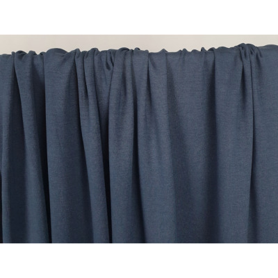 Tissu Maille Jersey Mélange Modal Bleu