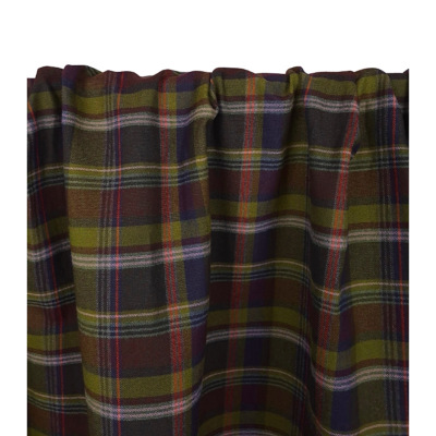 Tissu Flanelle Poly / Viscose TARTAN Kaki