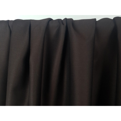 Tissu Lainage Tailleur 100 % Laine Choco / Noir