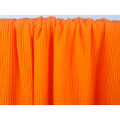 Tissu Maille Cote 3x3 Orange
