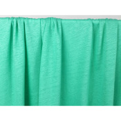 Tissu Maille Jersey 100 % Lin Turquoise