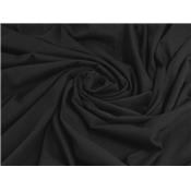 Coupon Maille Jersey 100 % Coton 150 gr / m² Noir 140 cm x 155 cm 