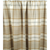 Tissu Lainage Mélange Laine TARTAN Beige / Camel