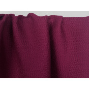 Tissu Lainage Texturé 97 % Laine Bordeaux