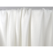 Tissu Maille Piquée 100 % Coton BIO Ecru