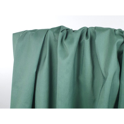 Tissu Popeline Coton / Polyester Paper Touch JOY Vert Lichen