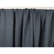 Tissu Maille Jersey 100 % Lin Anthracite