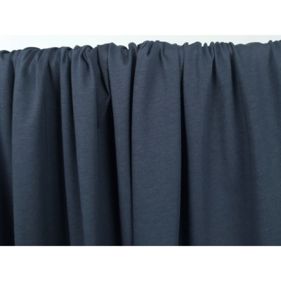 Tissu Maille Jersey Léger Coton BIO GOTS Marine