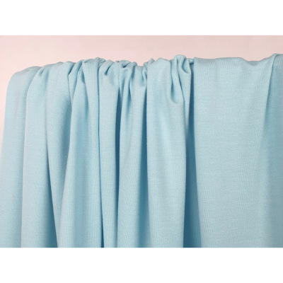 Tissu Maille Jersey Viscose / Elasthanne Bleu