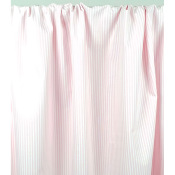 Tissu Oxford Rayé Rose / Blanc