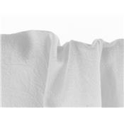 Tissu Coton Lav Blanc