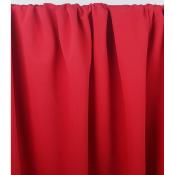 Tissu Maille Molleton 100 % Coton Rouge