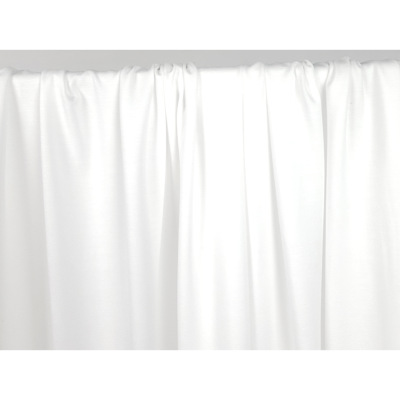 Tissu Maille Jersey Bambou Blanc