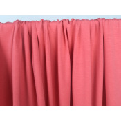 Tissu Maille Jersey Bambou Corail