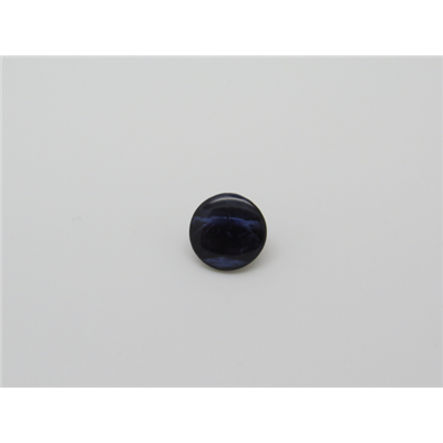 Bouton Rond Violet Brillant 10 mm