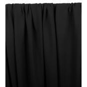 Tissu Maille Piquée 100 % Coton BIO Noir