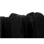 Tissu Coton Lav Noir