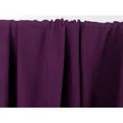 Tissu Crepe 100 % Viscose ISA Aubergine