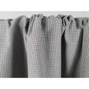 Tissu Sergé 100 % Coton Carreaux Gris