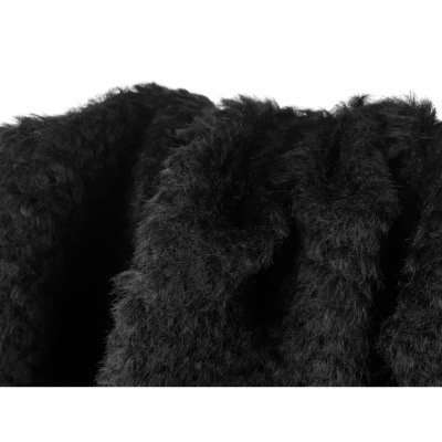 Tissu Lainage Bouclette 100 % Laine Noir