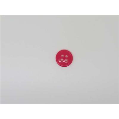 Bouton Rond Fuchsia 11 mm