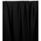 Tissu Maille Piquée Légère 100 % Coton BIO Noir