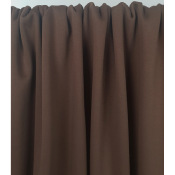 Tissu Maille Molleton Gratté ZAC Mélange Coton Chocolat