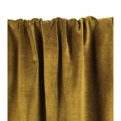 Tissu Velours Ras 100 % Coton Camel
