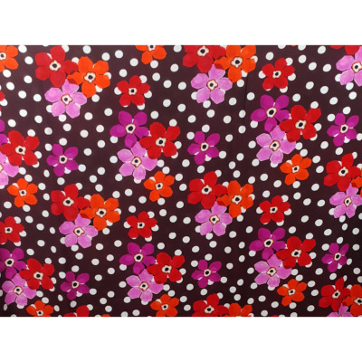 Tissu Popeline Viscose Ecovero Groovy Polka