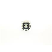 Bouton Rond Bicolore 12 mm