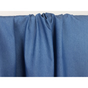 Tissu Chambray Lavé Bleu
