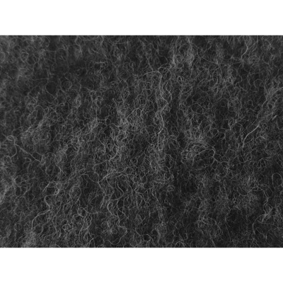 Tissu Lainage Bouclette Mélange Laine LIZ Charcoal Chiné