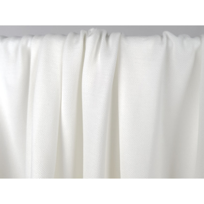 Tissu Maille Piquée 100 % Coton BIO Ecru