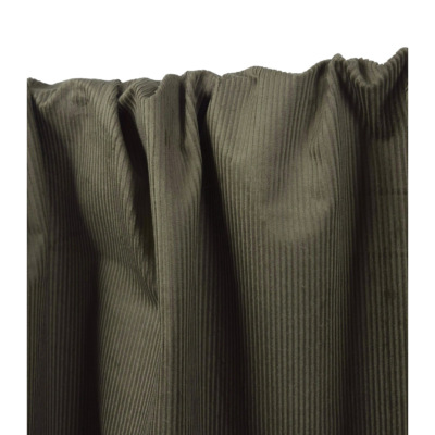 Tissu Velours Côtelé 100 % Coton Taupe