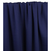 Tissu Maille Molleton Gratté ZAC Mélange Coton Bleu Nuit