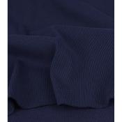 Tissu Maille Bord Cote 2x2 ZAK Bleu Nuit