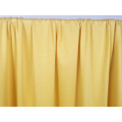 Tissu Maille Interlock 100 % Coton Merceris Jaune