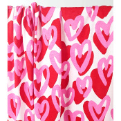 Tissu Maille Jersey 100 % Coton Double Hearts