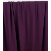 Tissu Crepe 100 % Viscose ISA Aubergine