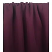 Tissu Maille Molleton Gratté ZAC Mélange Coton Prune