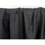 Tissu Flanelle 100 % Laine Anthracite Chiné