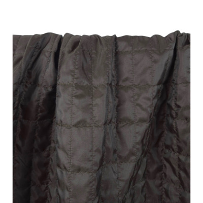 Tissu Matelassé " Doudoune " Légère Chocolat