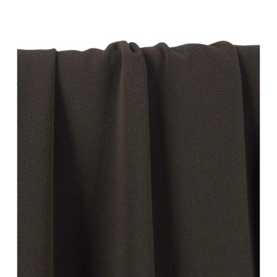 Tissu Tailleur Sergé de Laine Choco