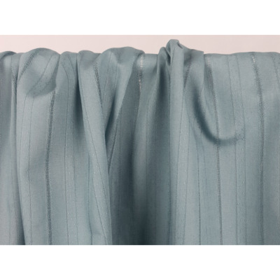 Tissu Voile de Coton Jacquard & Ajouré Gris